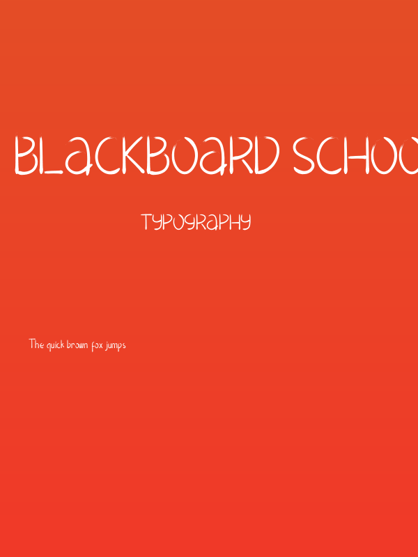 Blackboard School Awesome Poster