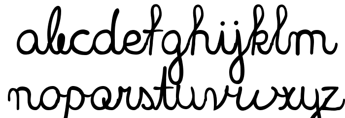 BlackboardUltra Font LOWERCASE