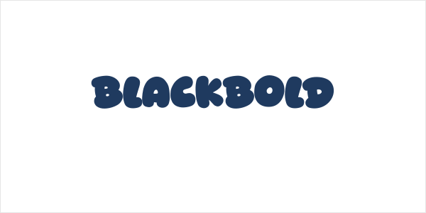 Blackbold Logo
