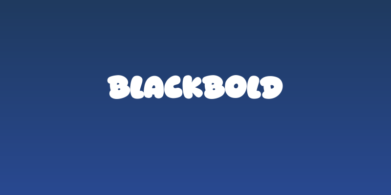 Blackbold Social Header