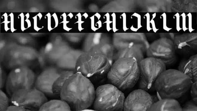 Blackbone Font examples