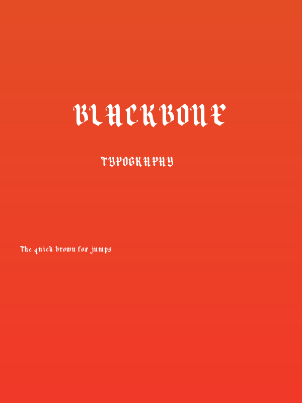 Blackbone Poster