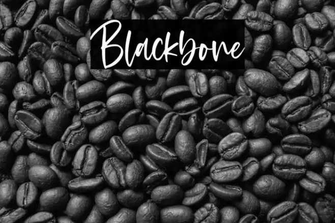 Blackbone Font examples