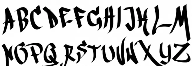 Blackbook 3rd Schriftart Groß