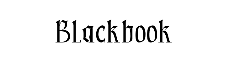 Blackbook  Frei Schriftart Herunterladen