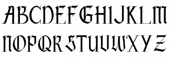 Blackbook Шрифта ВЕРХНИЙ
