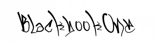 BlackbookOne  Frei Schriftart Herunterladen