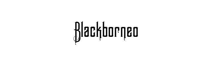 Blackborneo  नि: शुल्क फ़ॉन्ट्स डाउनलोड