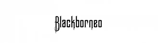 Blackborneo  Frei Schriftart Herunterladen