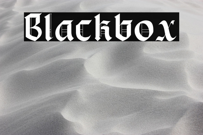 Blackbox Example 1