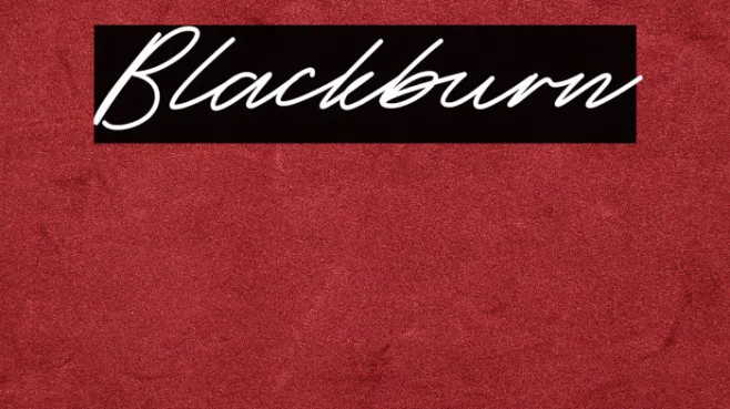 Blackburn Example 1