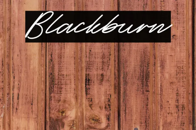 Blackburn Example 2