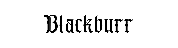 Blackburr Font - FFonts.net