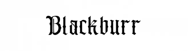 Blackburr  フリーフォントのダウンロード