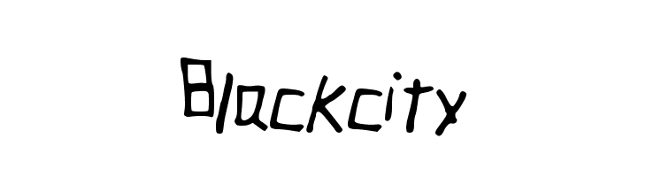 Blackcity  font caratteri gratis