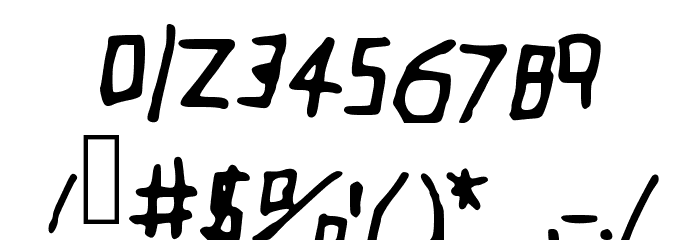 Blackcity Font OTHER CHARS
