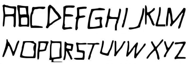Blackcity フォント 大文字