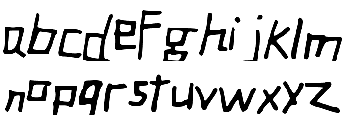 Blackcity Font LOWERCASE