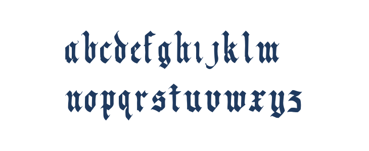 Blackcloak Lowercase