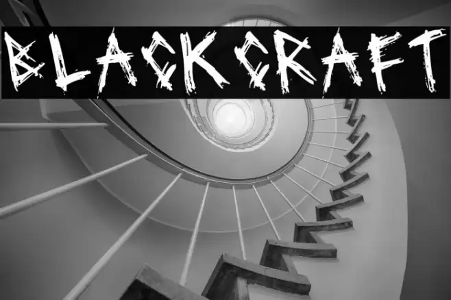 Blackcraft Font examples