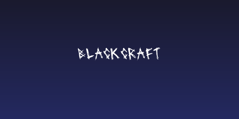 Blackcraft Social Header