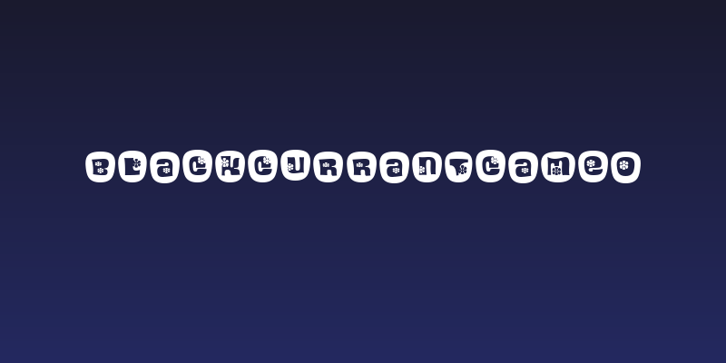 BlackcurrantCameo Social Header