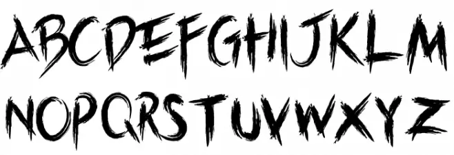 Blackdeath-Personal Fonte MAIÚSCULAS
