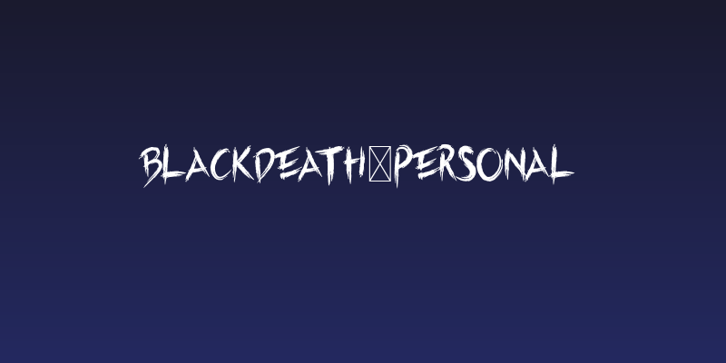 Blackdeath-Personal Social Header