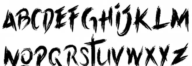 Blackdeath-Personal 字体 小写