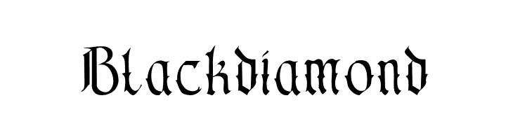 Blackdiamond  font caratteri gratis