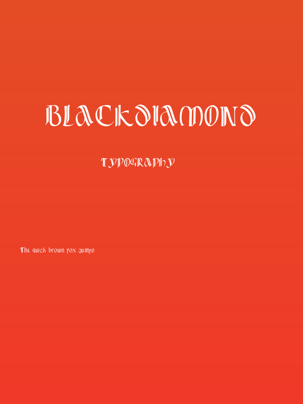 Blackdiamond Poster