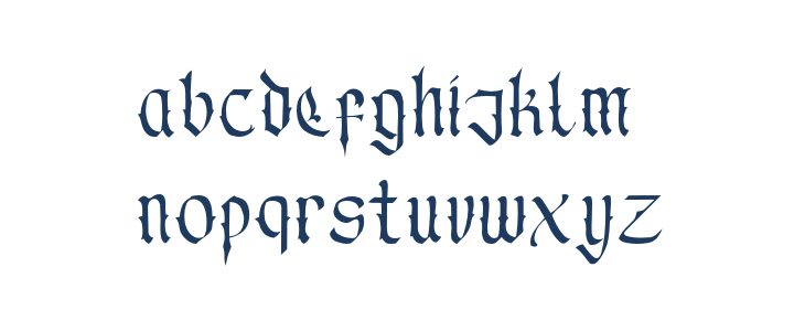 Blackdiamond Lowercase