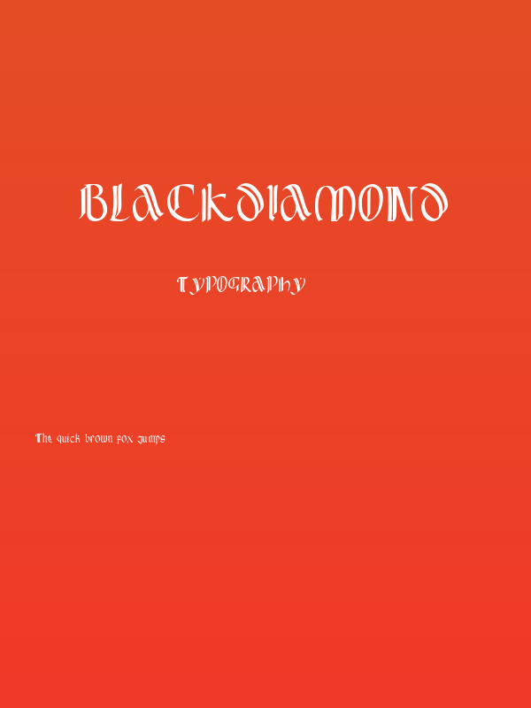Blackdiamond Poster