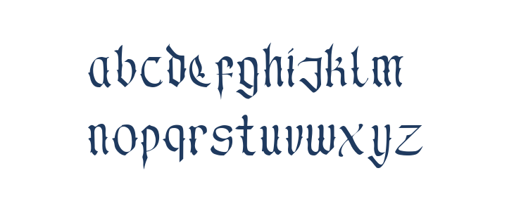 Blackdiamond Lowercase