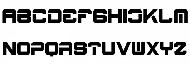 Blacked Demo Font OTHER CHARS