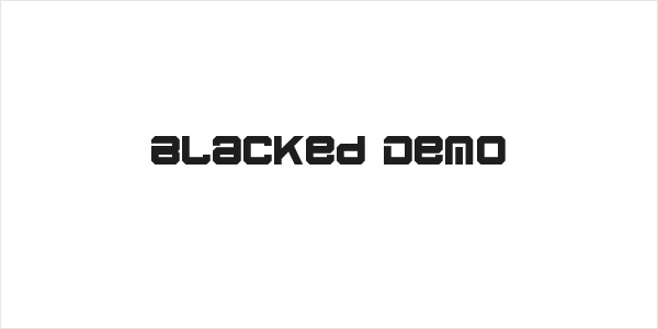 Blacked Demo Logo