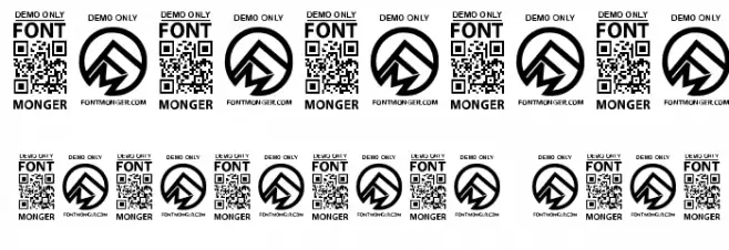 Blacked Out Regular Font OTHER CHARS