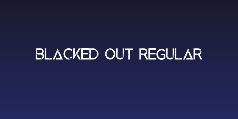 Blacked Out Regular Social Header