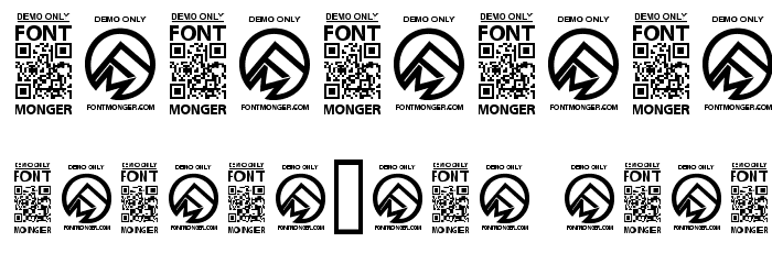 BlackedOut-Regular Font OTHER CHARS