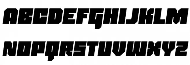 Blackentina 4F Italic Fonte MAIÚSCULAS