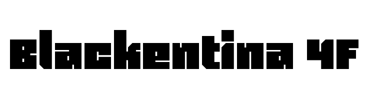 Blackentina 4F Fonte