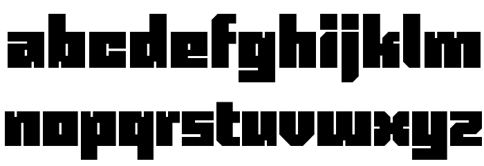Blackentina 4F Font LOWERCASE