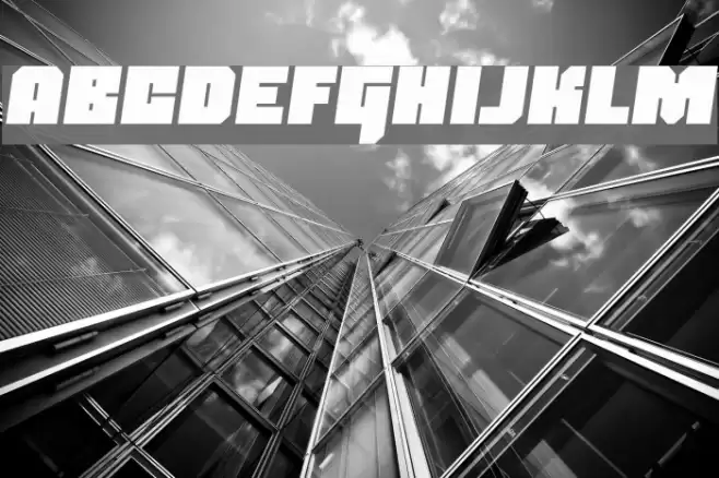 Blackentina4F-Italic Font examples