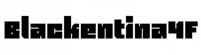 Blackentina4F  Descarca Fonturi Gratis