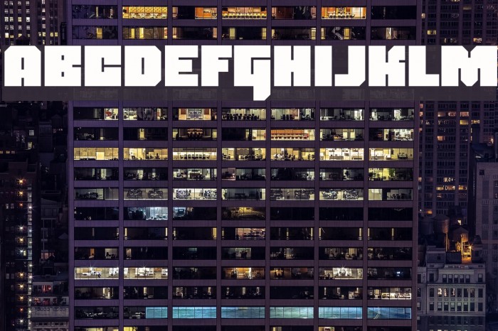 Blackentina4F Font examples