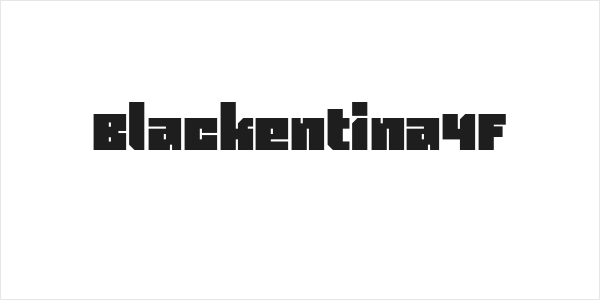 Blackentina4F Logo