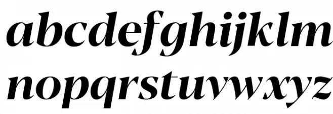 Blacker Display Bold Italic Fuentes MINÚSCULAS