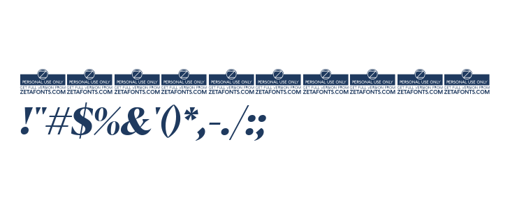 Blacker Display ExtraBold Italic Other Characters