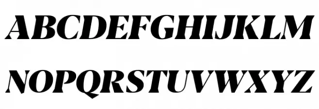 Blacker Display Heavy Italic Fonte MAIÚSCULAS