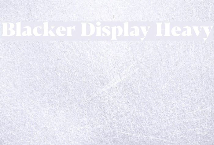 Blacker Display Heavy Example 2